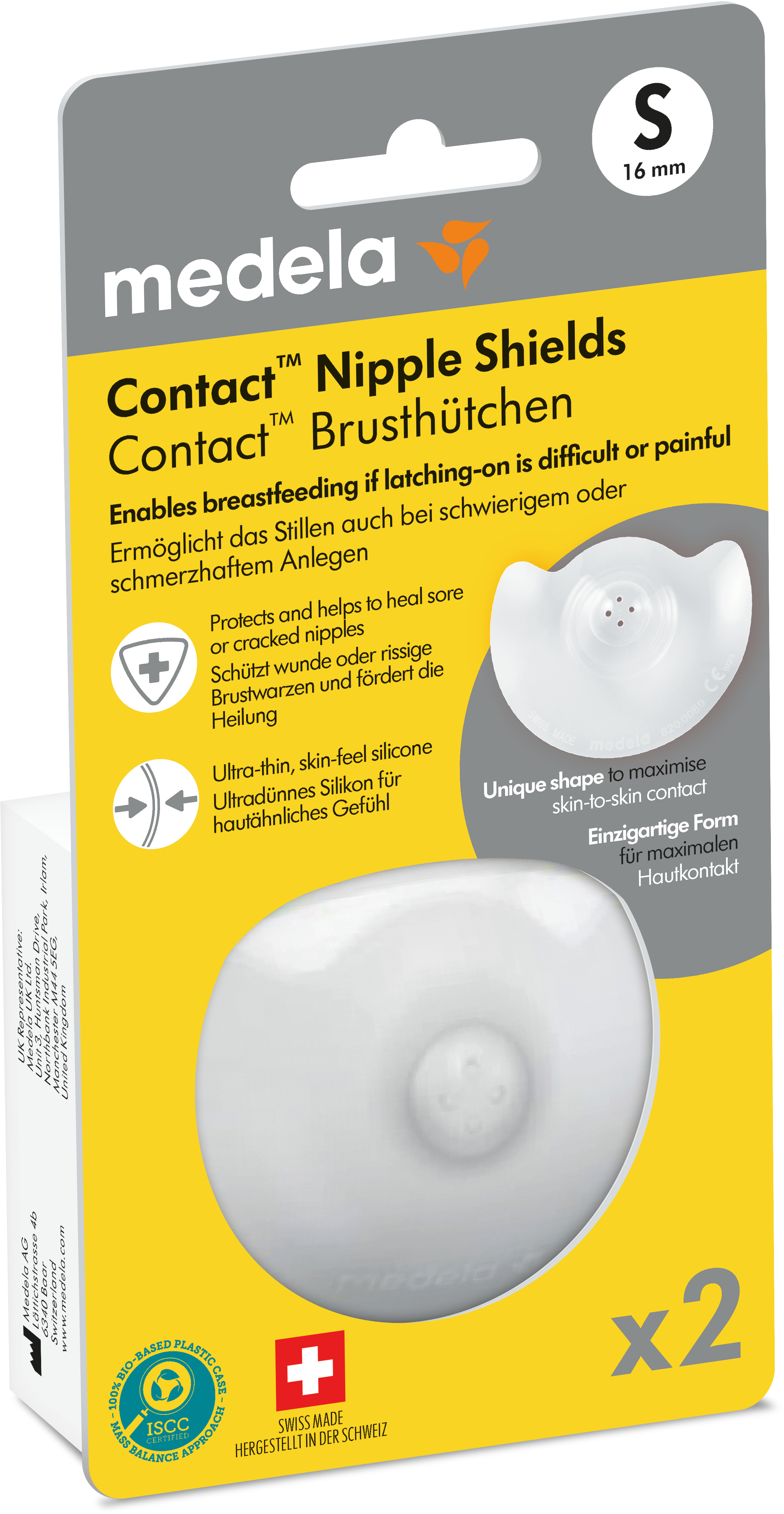 Medela Contact Brusthütchen Gr. S m. Aufbew.box