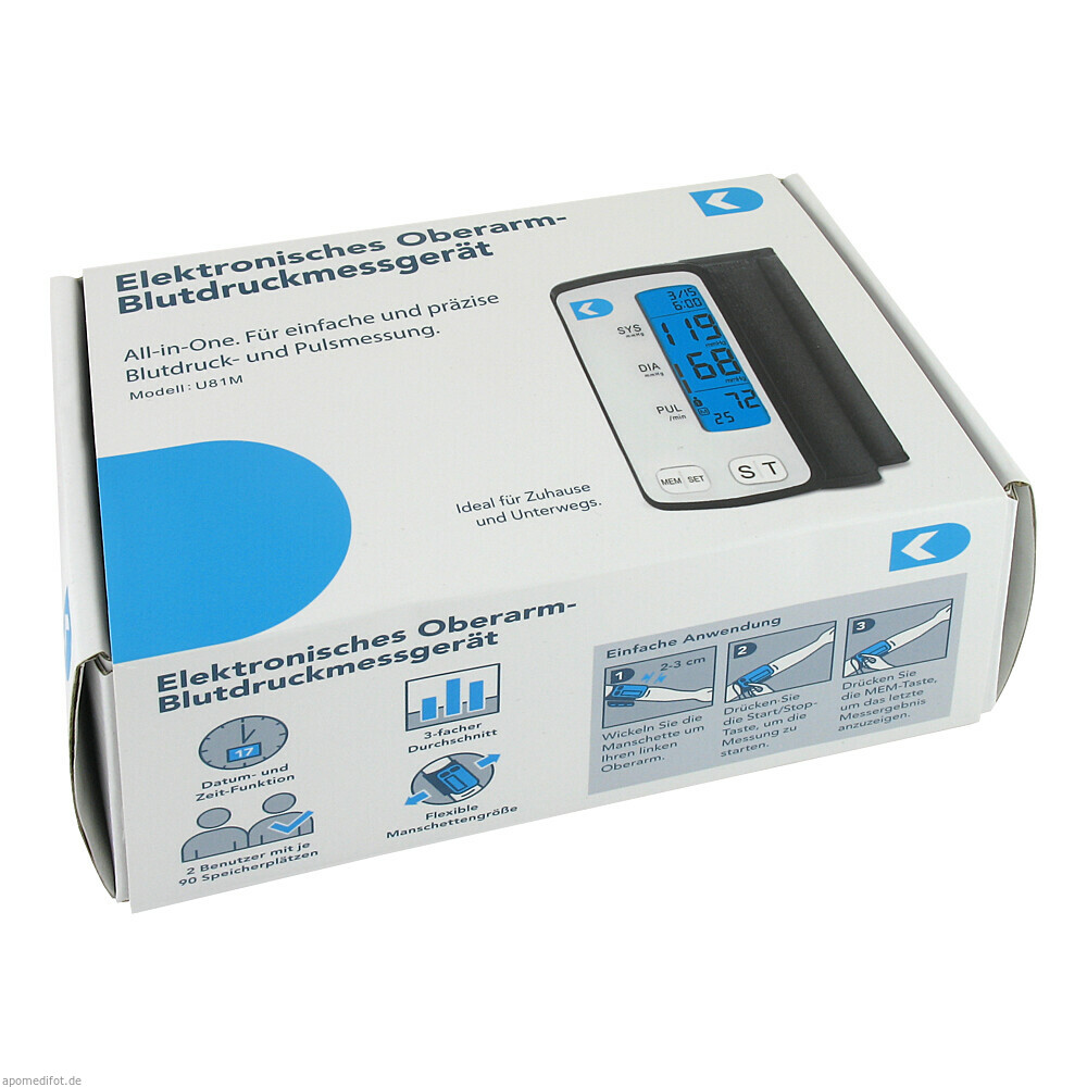 BLUTDRUCKMG OBERARM ELEKTRONISCH ALL-IN-ONE