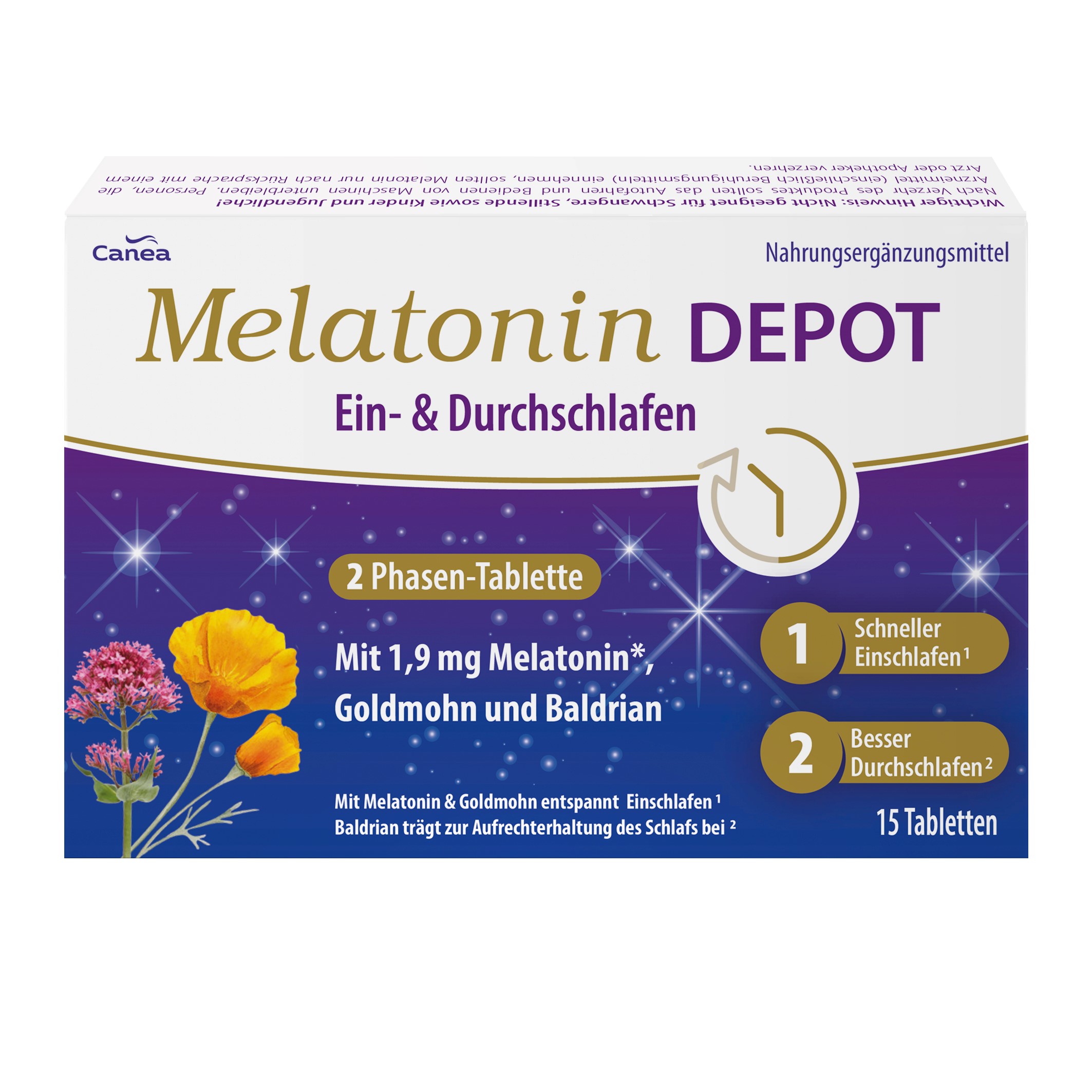 Melatonin DEPOT Ein- & Durchschlaf-Tabletten